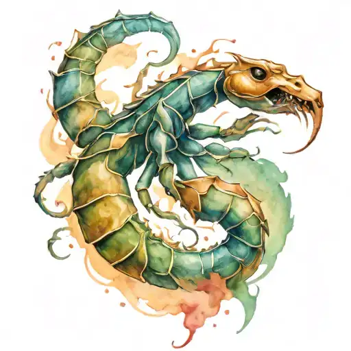 Half Women Half Scorpion