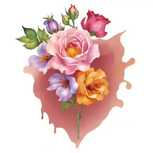 January February September October December Birth Flower Bouquet