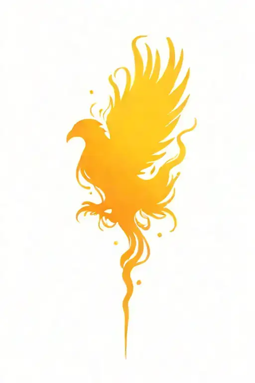 Phoenix Coming Out Of A Match Stick