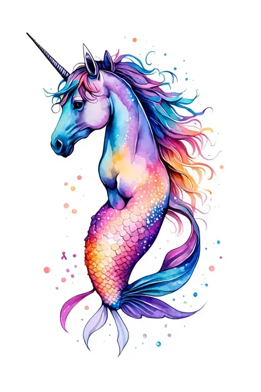Unicorn Mermaid Galaxy