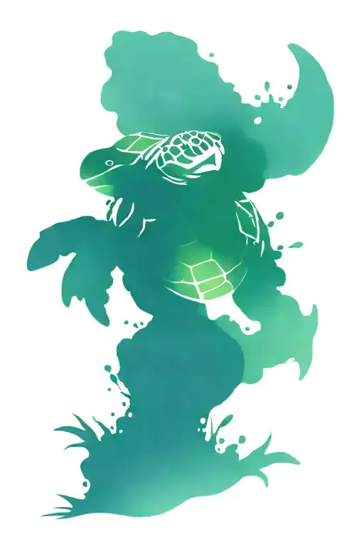 Sea Turtle With A Boat Fishing And Call Of Duty Zombies