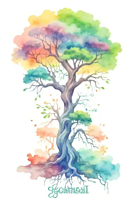 Yggdrasil Reggae Inspired Tree