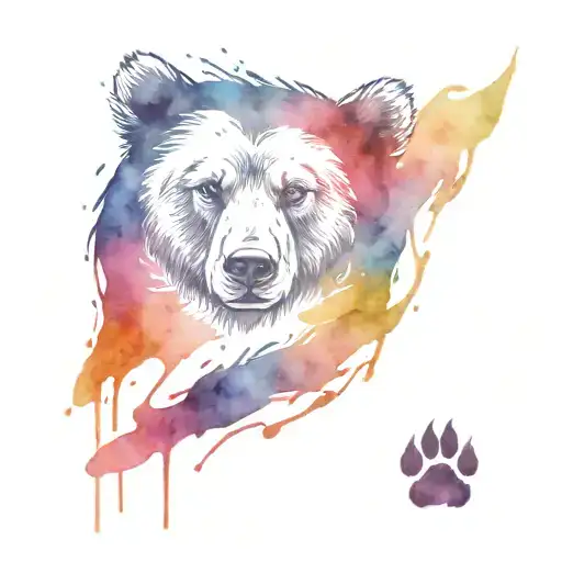 Bear Paw Pride Colors