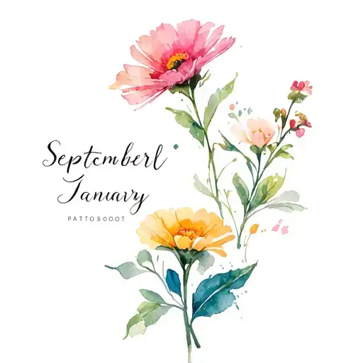 September April January Birth Flowers