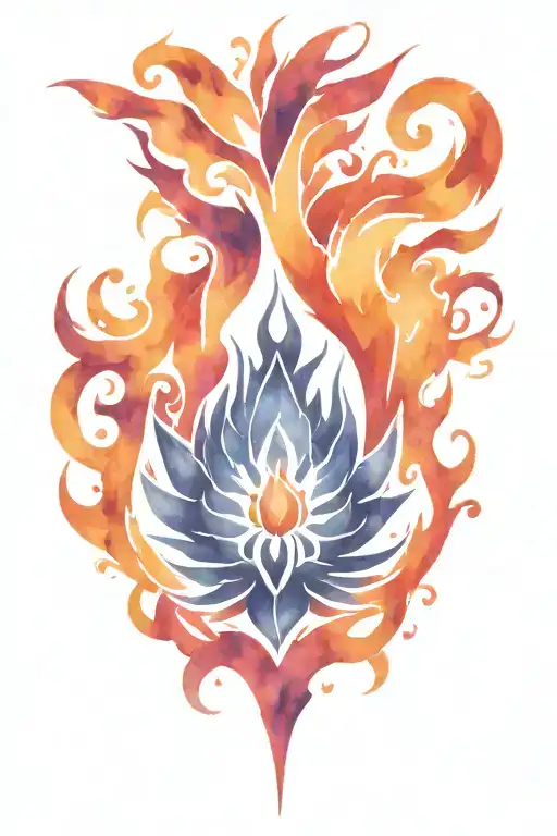 Dart Flames Tribal