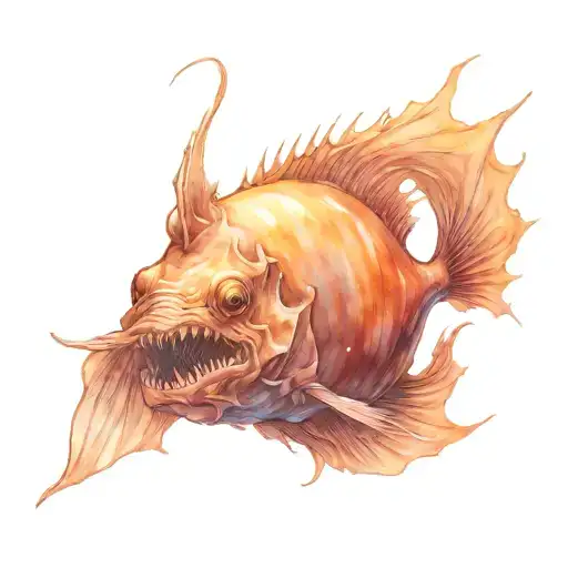 Deep-sea Anglerfish Brave Kind Of Dark