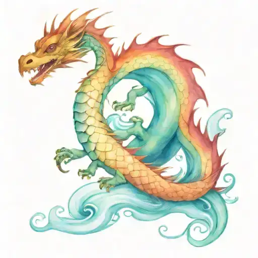 River Dragon Tattoo