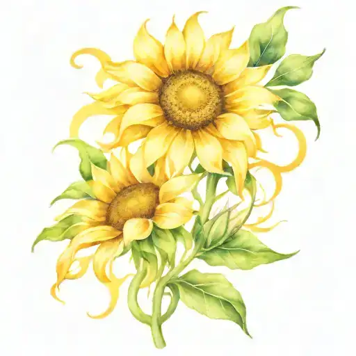 Lav'u And Sunflower