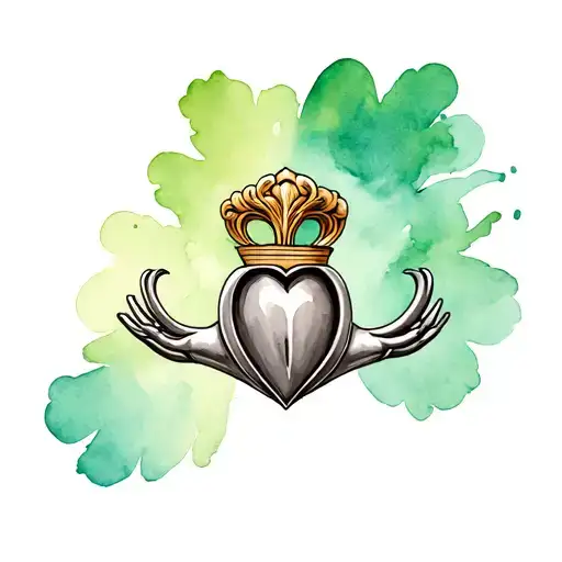 Ireland Claddagh Symbol Intertwined