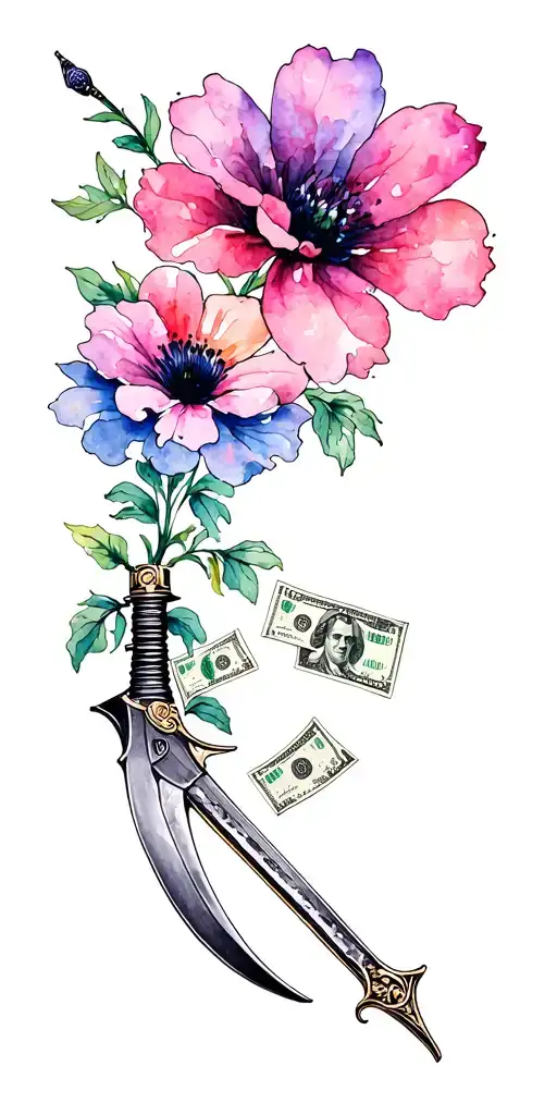 Black Cadres Flowers And Money And Weapons