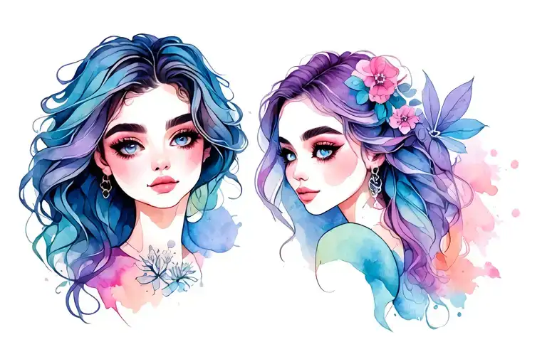 Paired Tattoos For The Best Friends Are Small