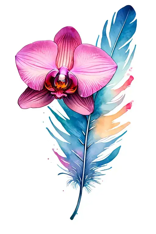 Orchid Feather Watch