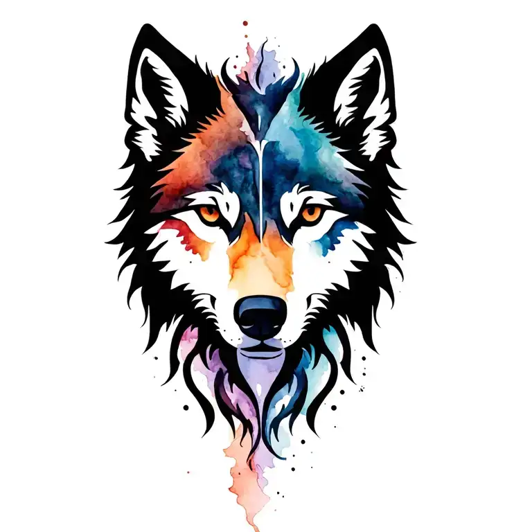 Shadow Wolf Silhouette