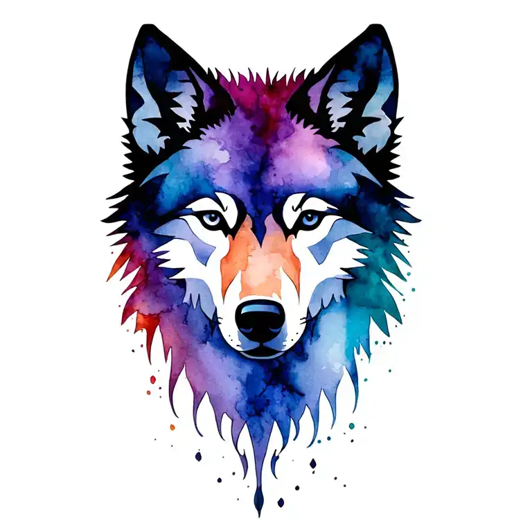 Shadow Wolf Silhouette