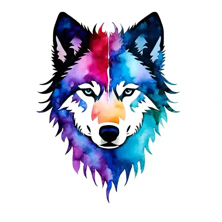 Shadow Wolf Silhouette