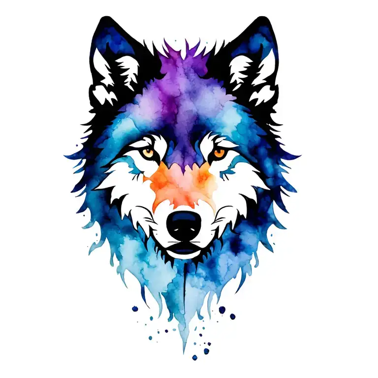 Shadow Wolf Silhouette