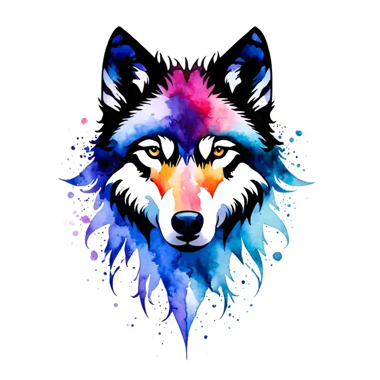 Shadow Wolf Silhouette