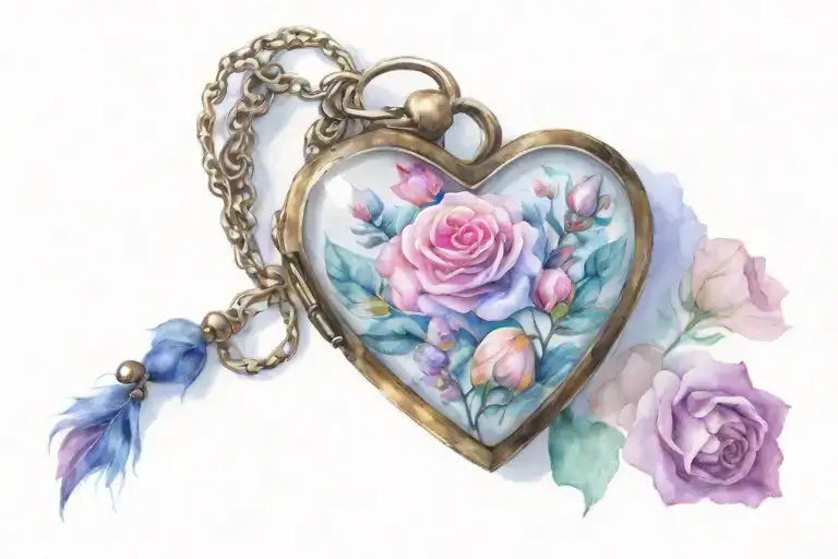 Krishnajeyan Nairw Love Heart Shaped Locket