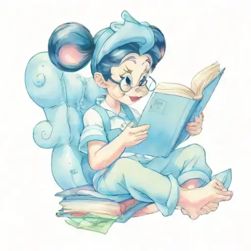 Disney Emt Character Reading A Book