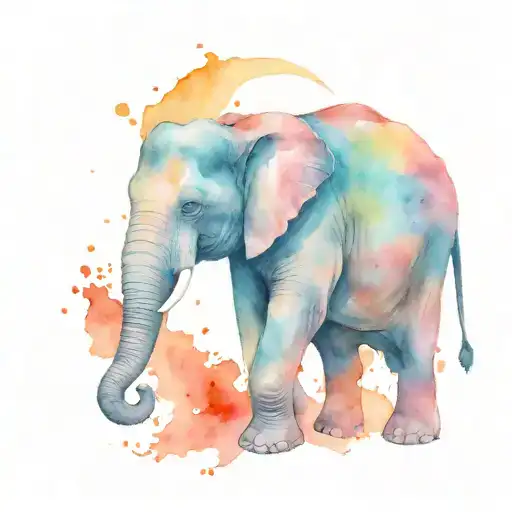 Elephant With Semi Colon