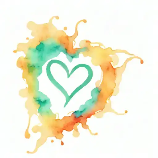 Simple Hidden Love Symbol