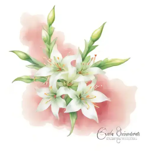 Sheet Music And White Edelweiss Flower