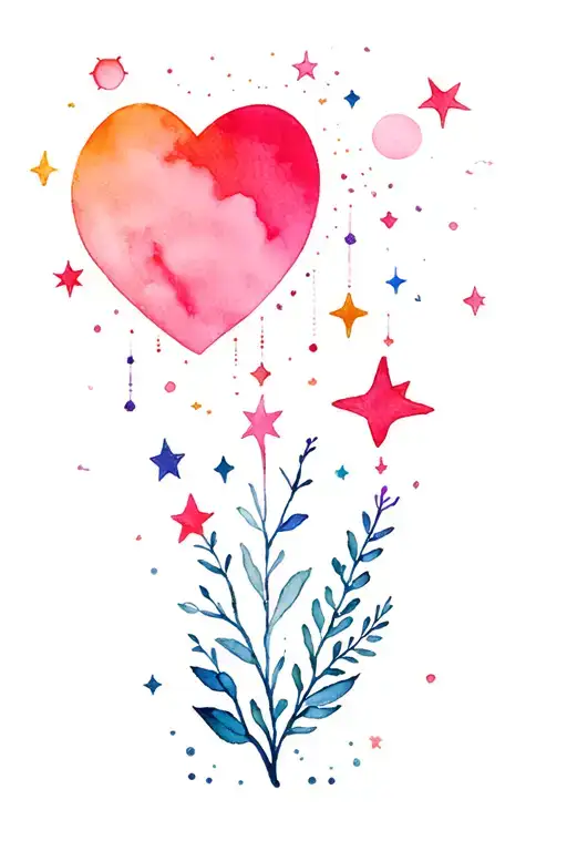 Heart And Stars And Plants And Planets