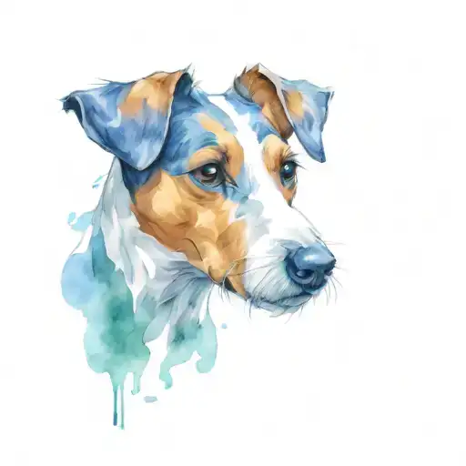Cartoon Smooth Foxterrier