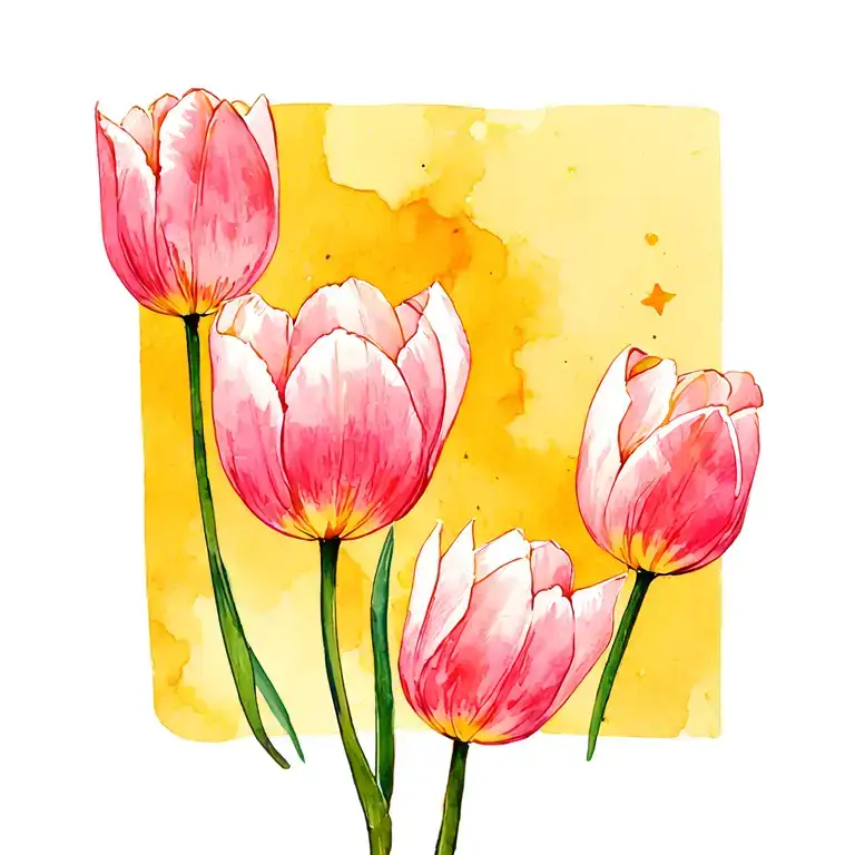 Celestial Tulips Color