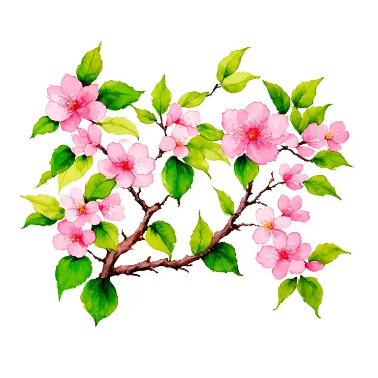 Pink Cherry Blossom Tree