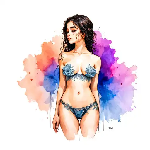 Female Body Woman Undressed