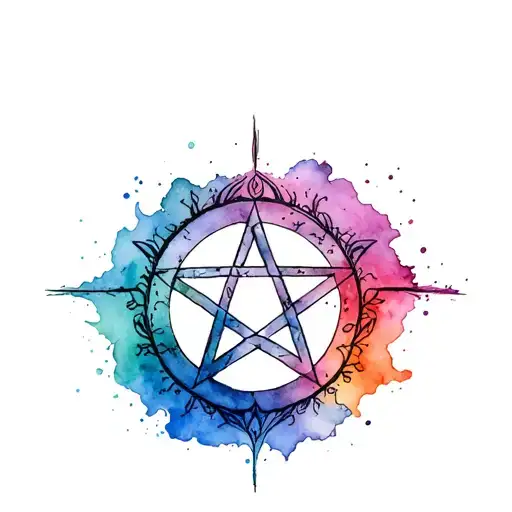 Pentacle In Stone Circle