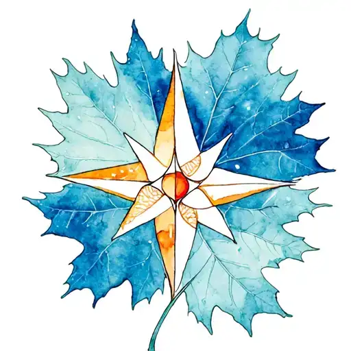 Wind Rose On A Maple