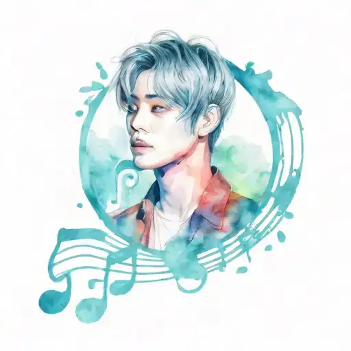 Kim Taehyung And Music Note
