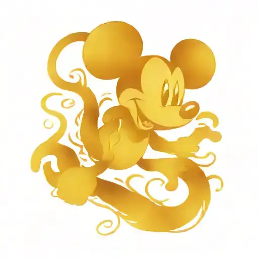 Scorpio With Mickey Mouse
