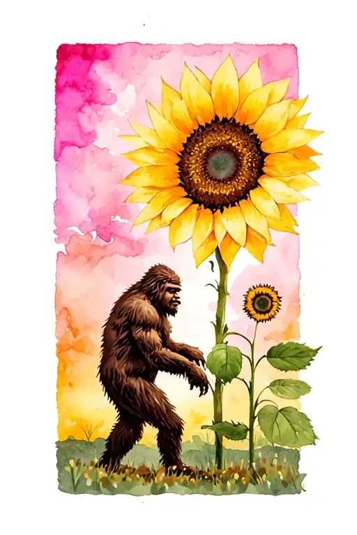 Sunflower And Sasquatch
