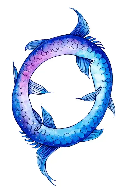 Friends Pisces Aquarius Intertwined Zodiac