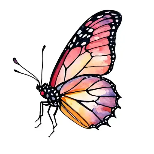 Schmetterling Im Demon Slyer Look Rich He