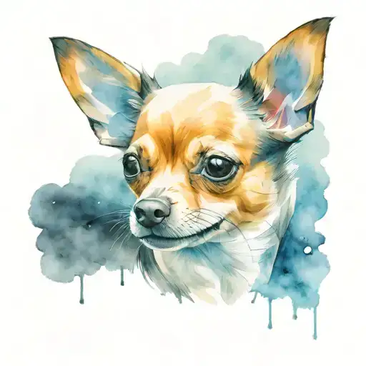 Black And White Short Hair Chihuahua Dog With Smile