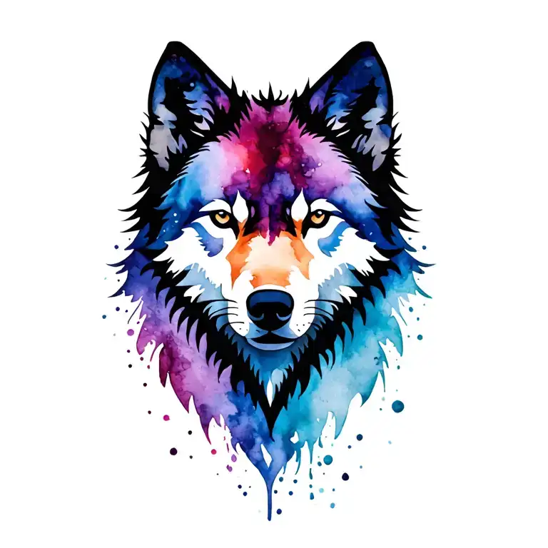 Shadow Wolf Silhouette