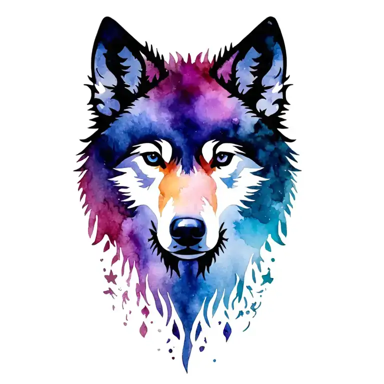 Shadow Wolf Silhouette