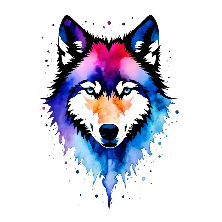 Shadow Wolf Silhouette