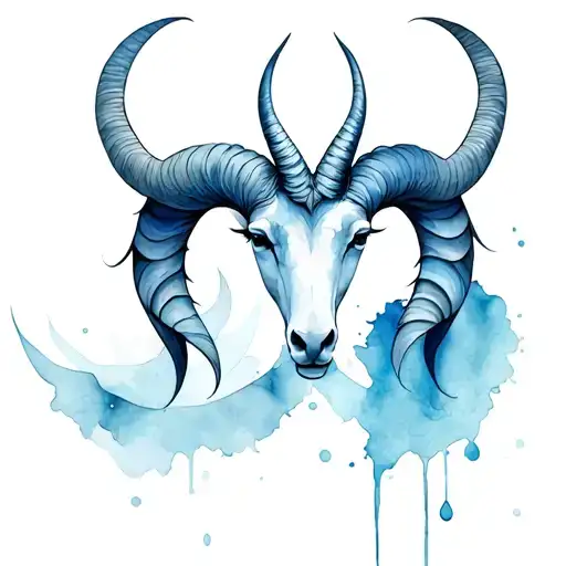 Aries And Capricorn Zodiac Sign Intertwined