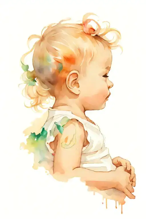 Side Profile Of Baby