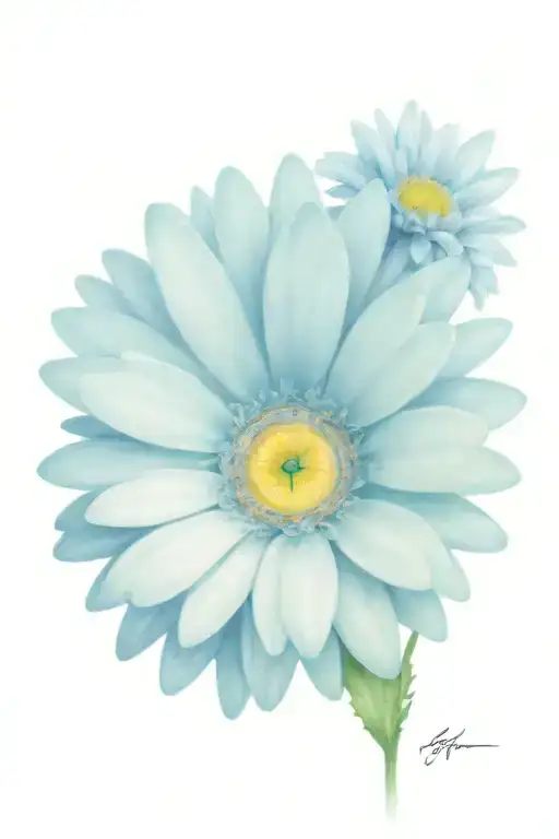 Gerbera Daisy With Clock Face
