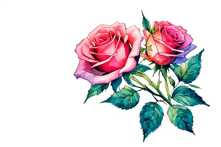 Roses Watercolor