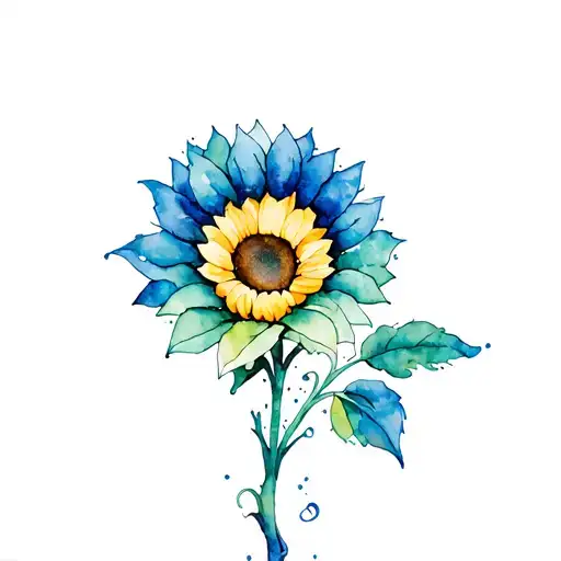 Sunflower Intertwined