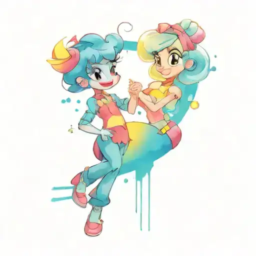 80'S Cartoon Characters Engaged