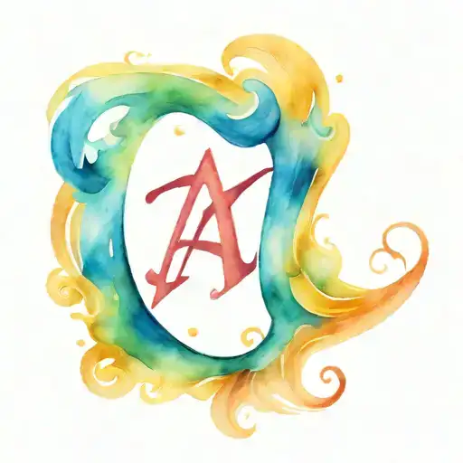 The Letter A Tattoo Design Showcasing Your Love