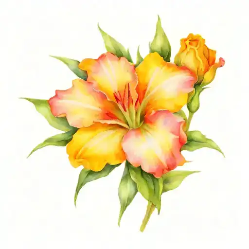 Daisy Rose Gladiolus Marigold